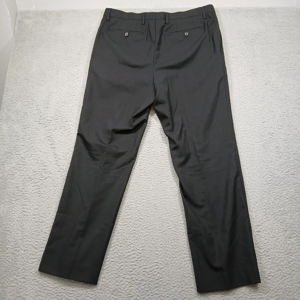 Banana Republic Dress Pants Mens 36x32 Black Classic‎ Fit Wool Blend